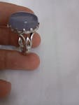 Natural Yemeni Agate Ring – 925 Silver from Iran image