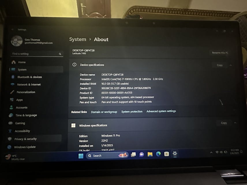 ديل خط العرض 7410