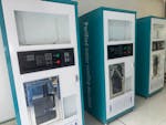 Water vending machine. Device. image