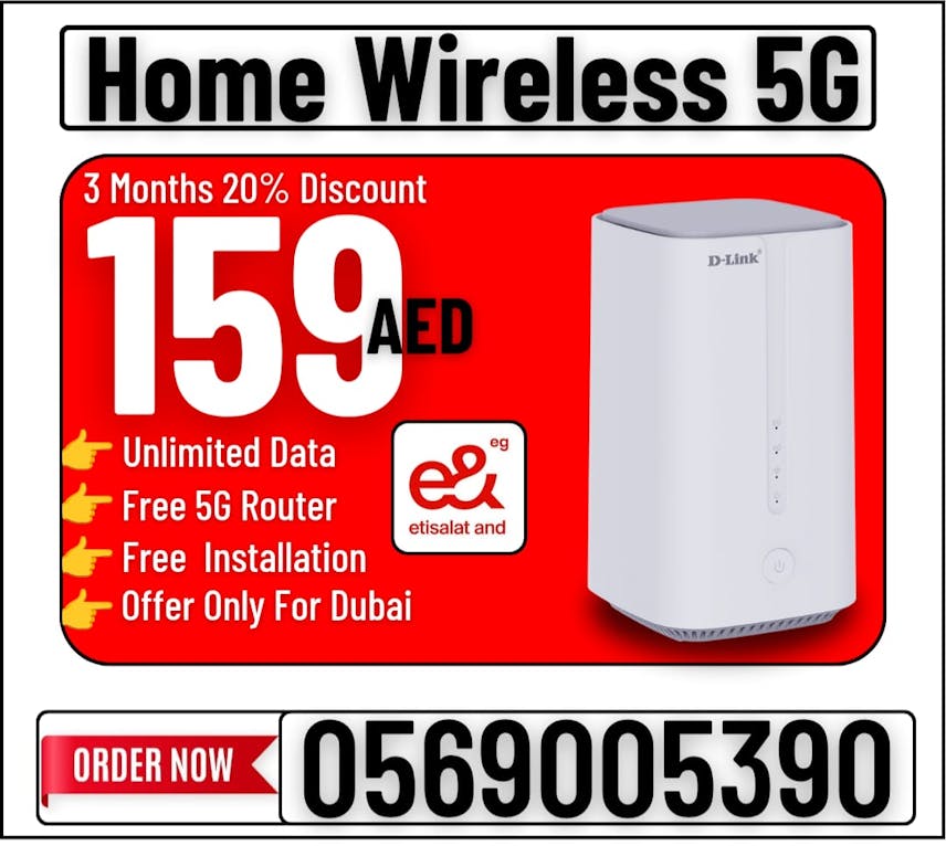 Etisalat Home WiFi Connection 5G