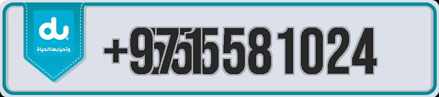 Prepaid Du SIM Number 0555581024 – For Sale