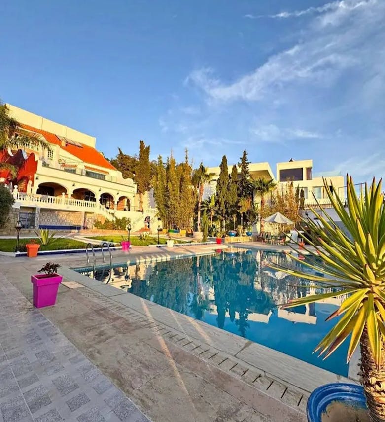Morocco in the city of Tangier Dealer Balacony