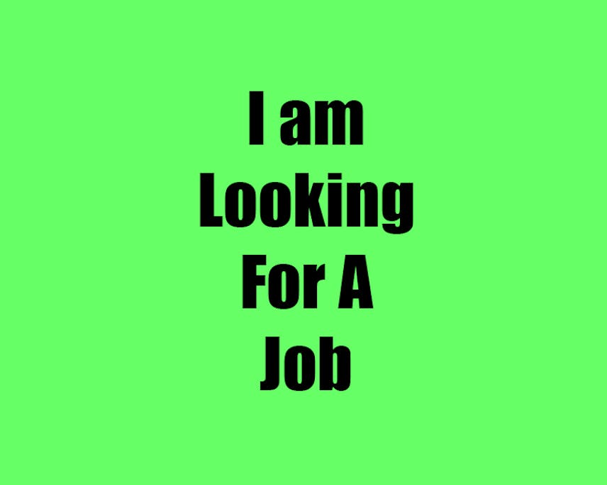 Looking for job